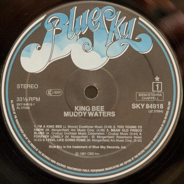 Muddy Waters - King Bee Vinyl LP