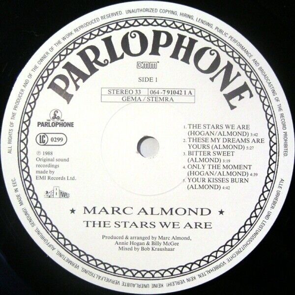 Marc Almond - The Stars We Are Vinyl LP