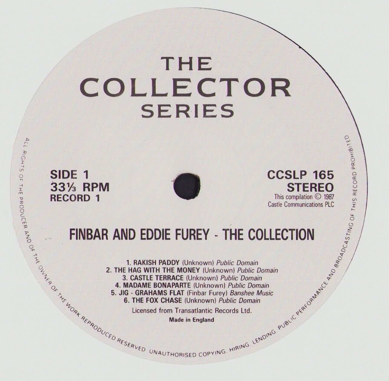 Finbar & Eddie Furey - The Collection Vinyl 2LP