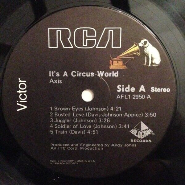 Axis - It's A Circus World Vinyl LP