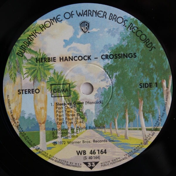 Herbie Hancock - Crossings Vinyl LP