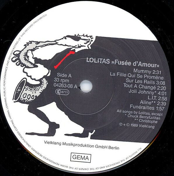 Lolitas - Fusée D'Amour Vinyl LP