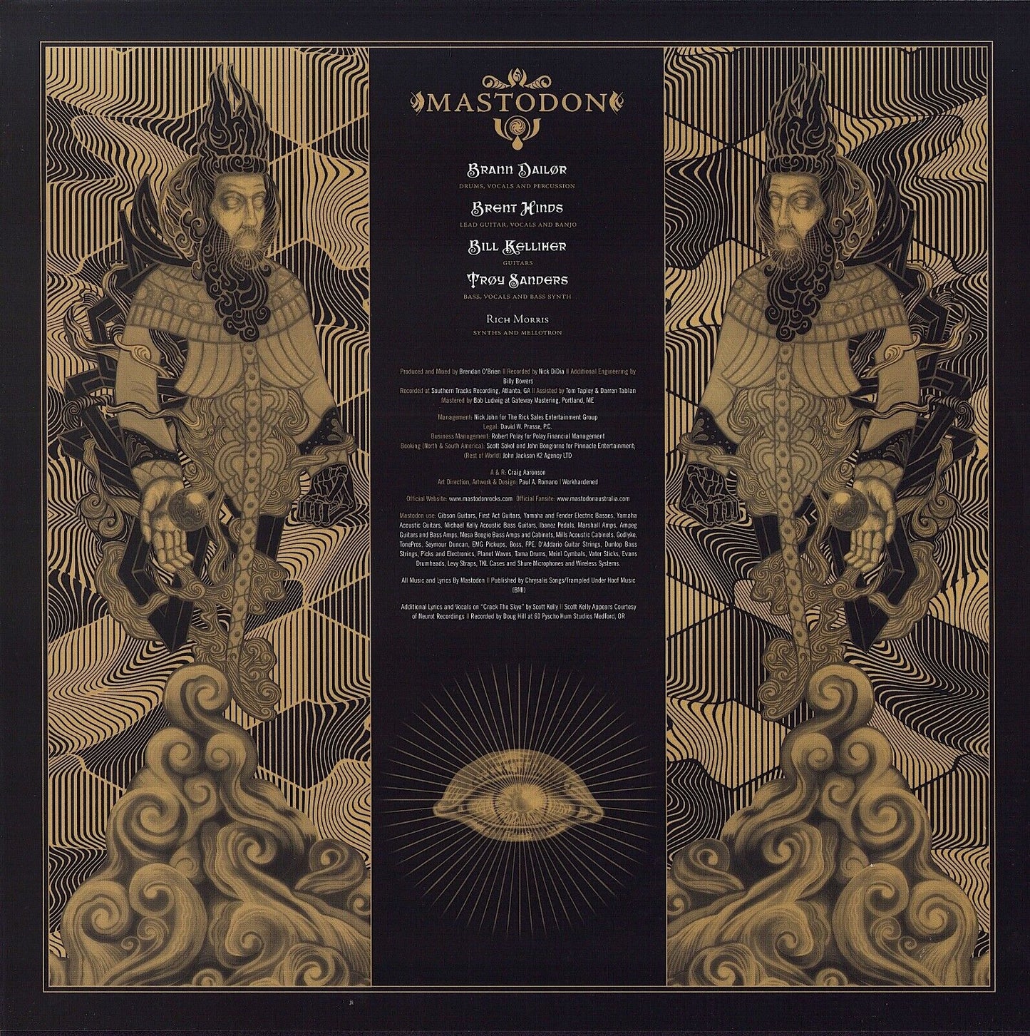 Mastodon - Crack The Skye Opaque Light Blue Vinyl LP Limited Edition