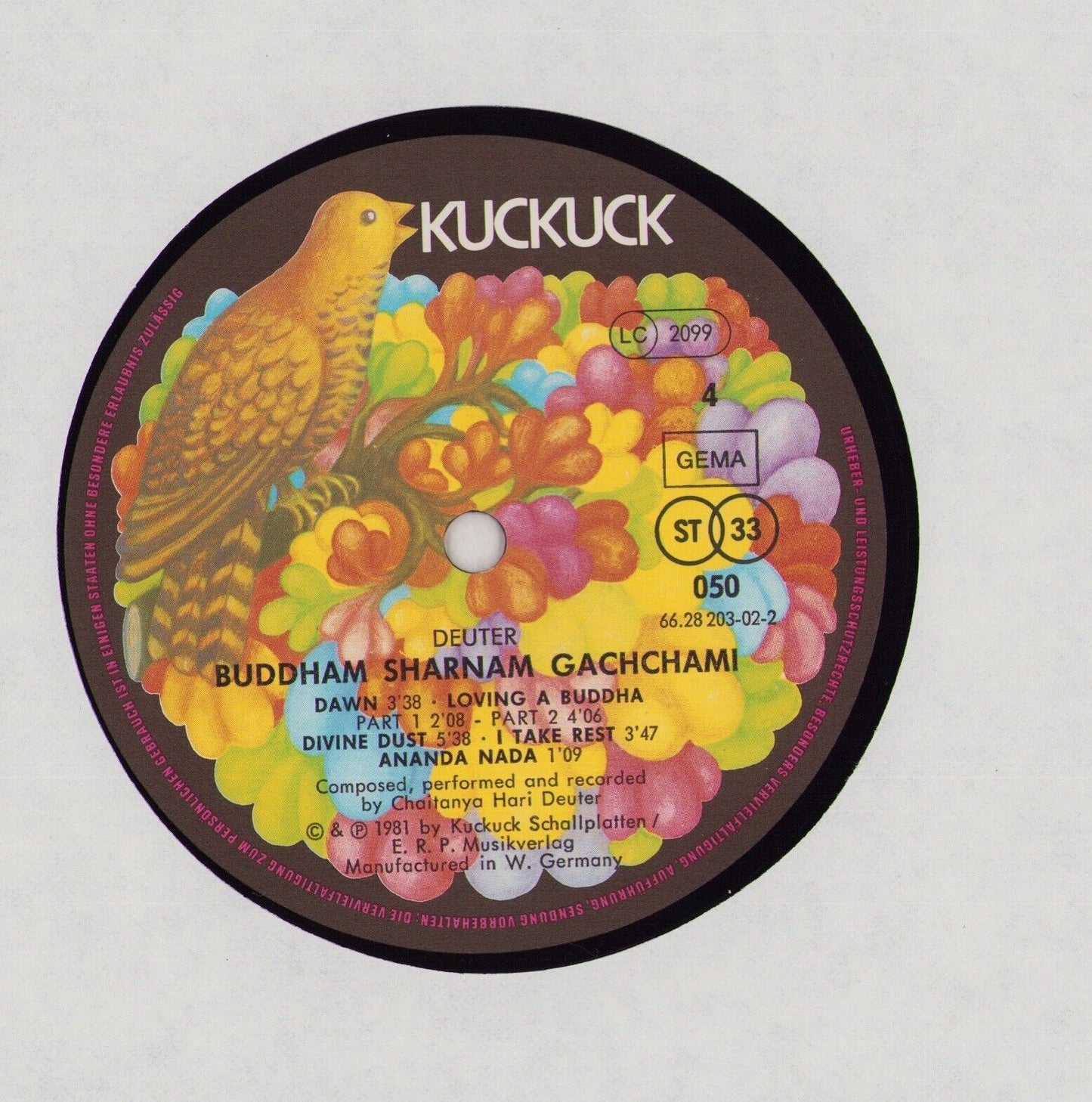 Deuter - Silence Is The Answer / Buddham Sharnam Gachchami Vinyl 2LP DE