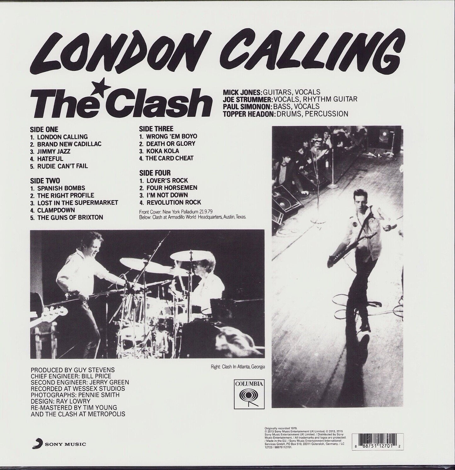 The Clash - London Calling Vinyl LP