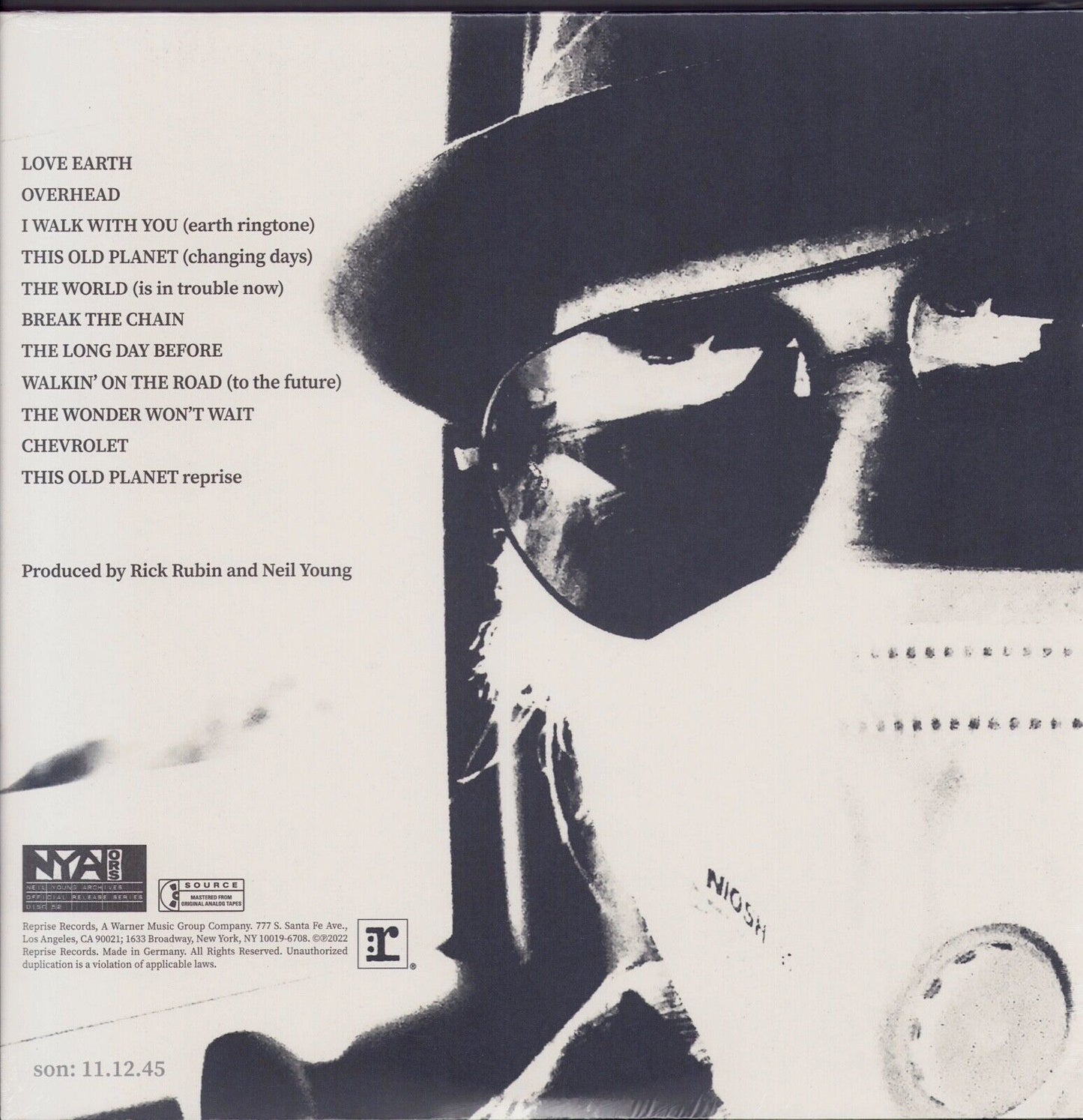 Neil Young, Crazy Horse - World Record Clear Vinyl 2LP Limited Edition