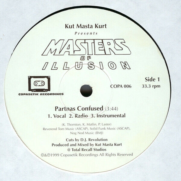 Kut Masta Kurt Presents Masters Of Illusion - Partnas Confused / Magnum Be I Vinyl 12"