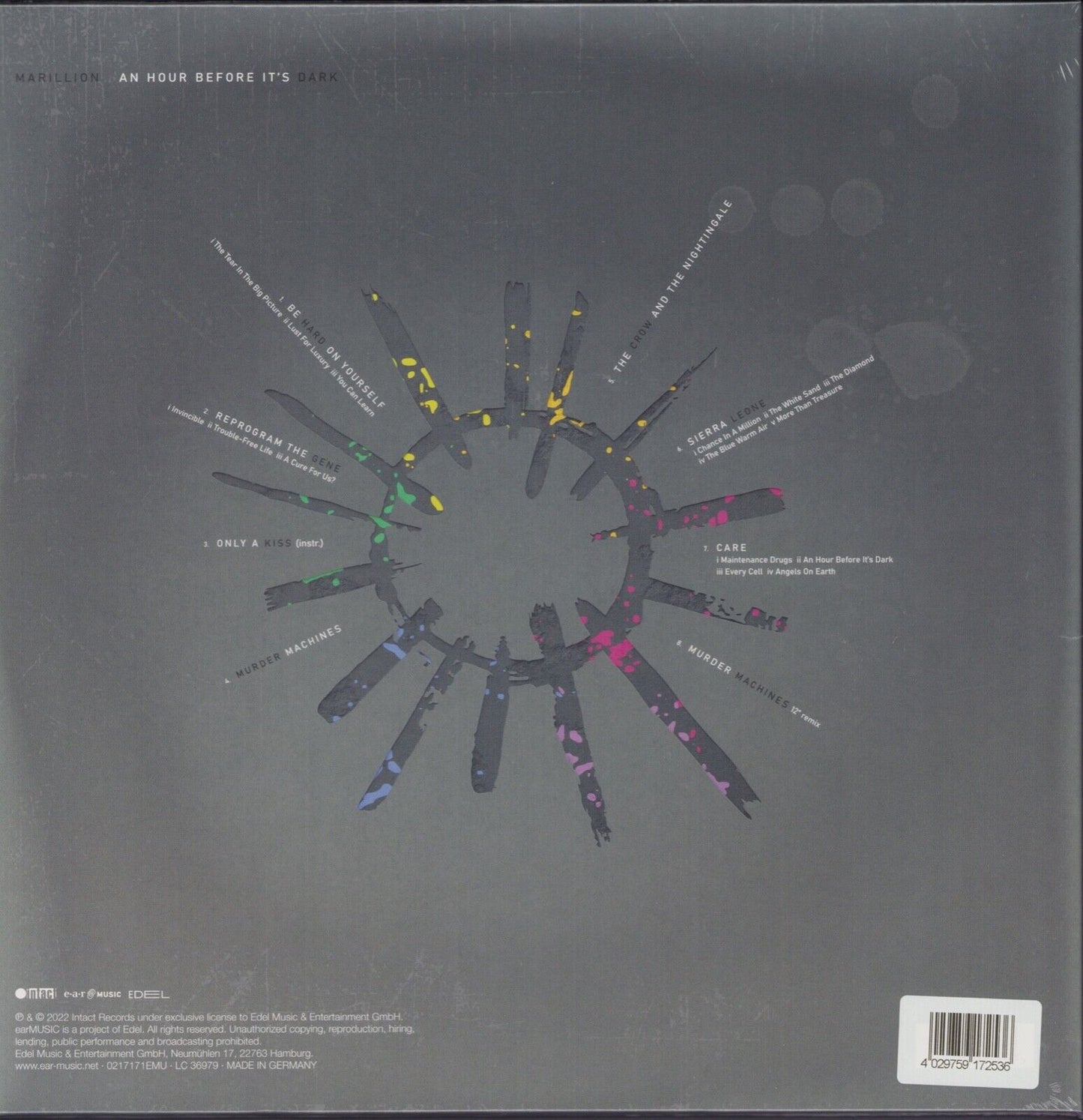 Marillion - An Hour Before It´s Dark Orange Vinyl 2LP Limited Edition