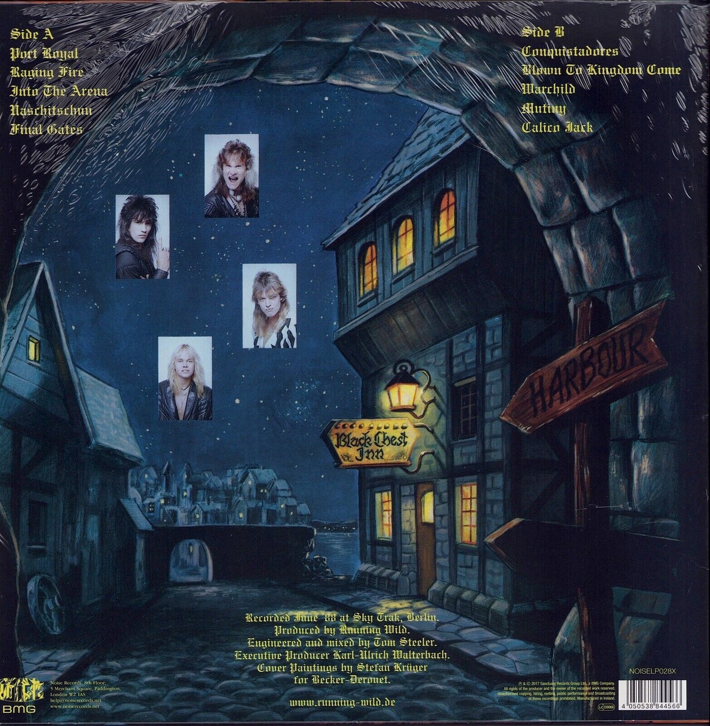 Running Wild - Port Royal Orange Vinyl LP