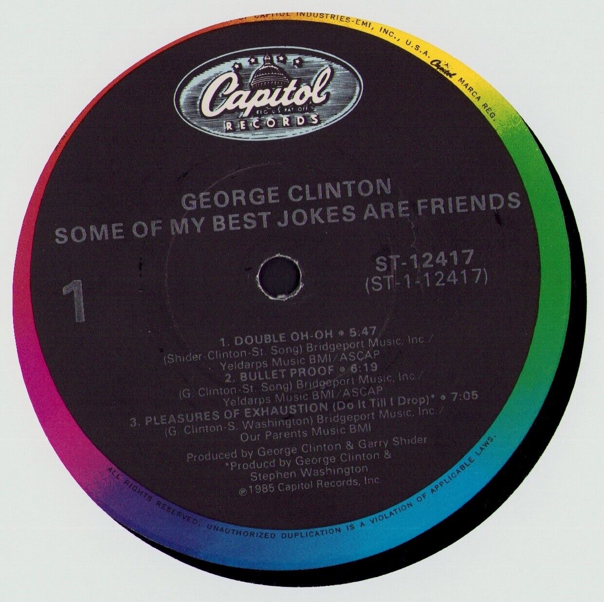 George Clinton - Some Of My Best Jokes Are Friends Vinyl LP