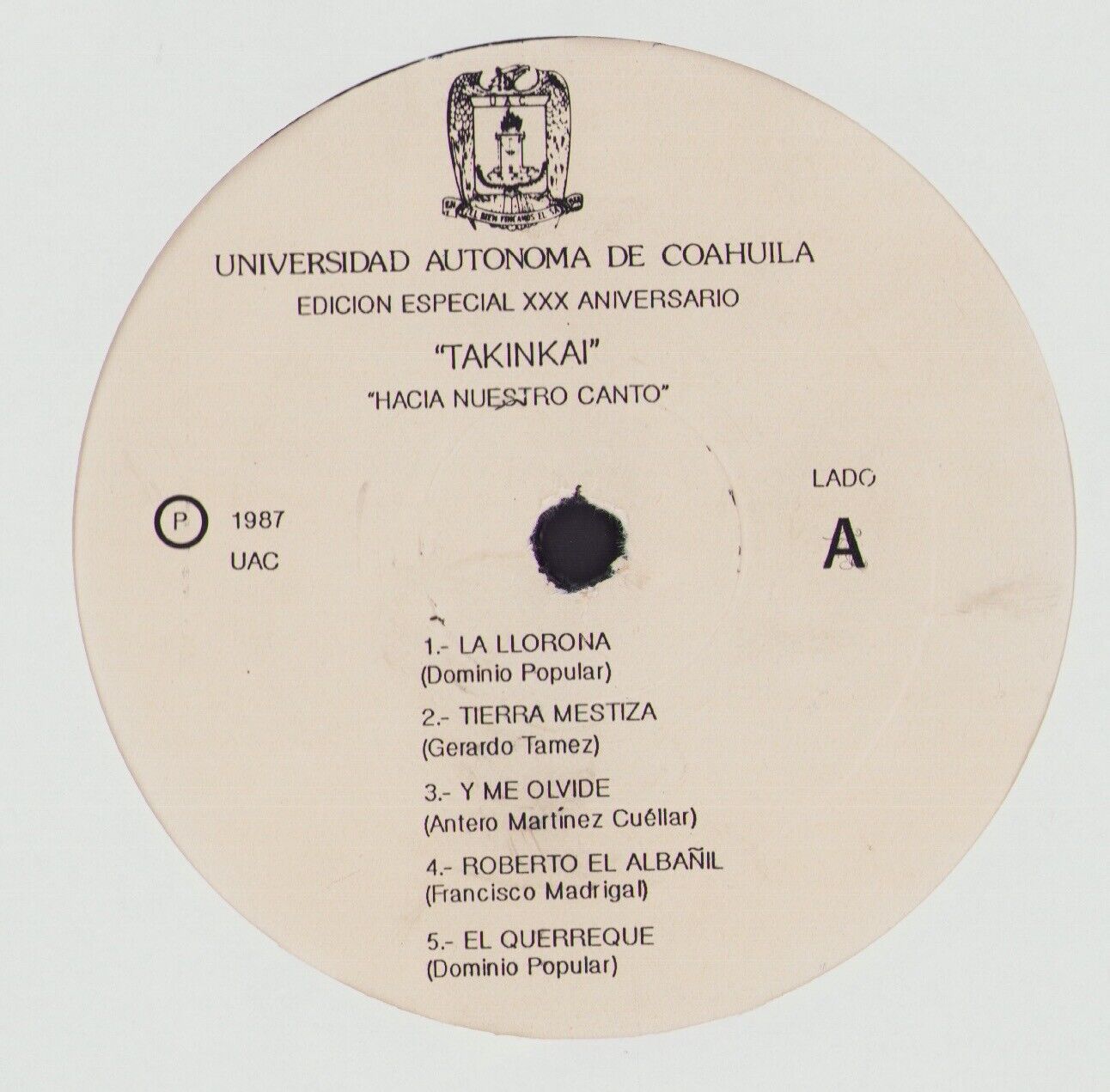 Takinkai - Hacia Nuestro Canto Vinyl LP