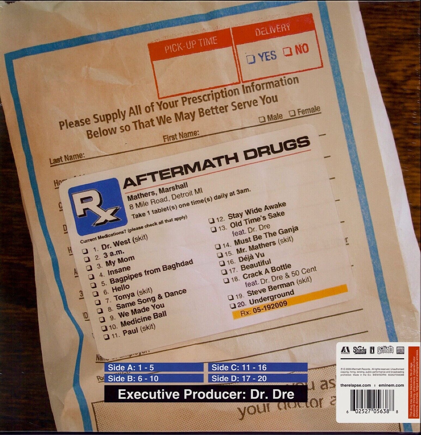 Eminem - Relapse Vinyl 2LP