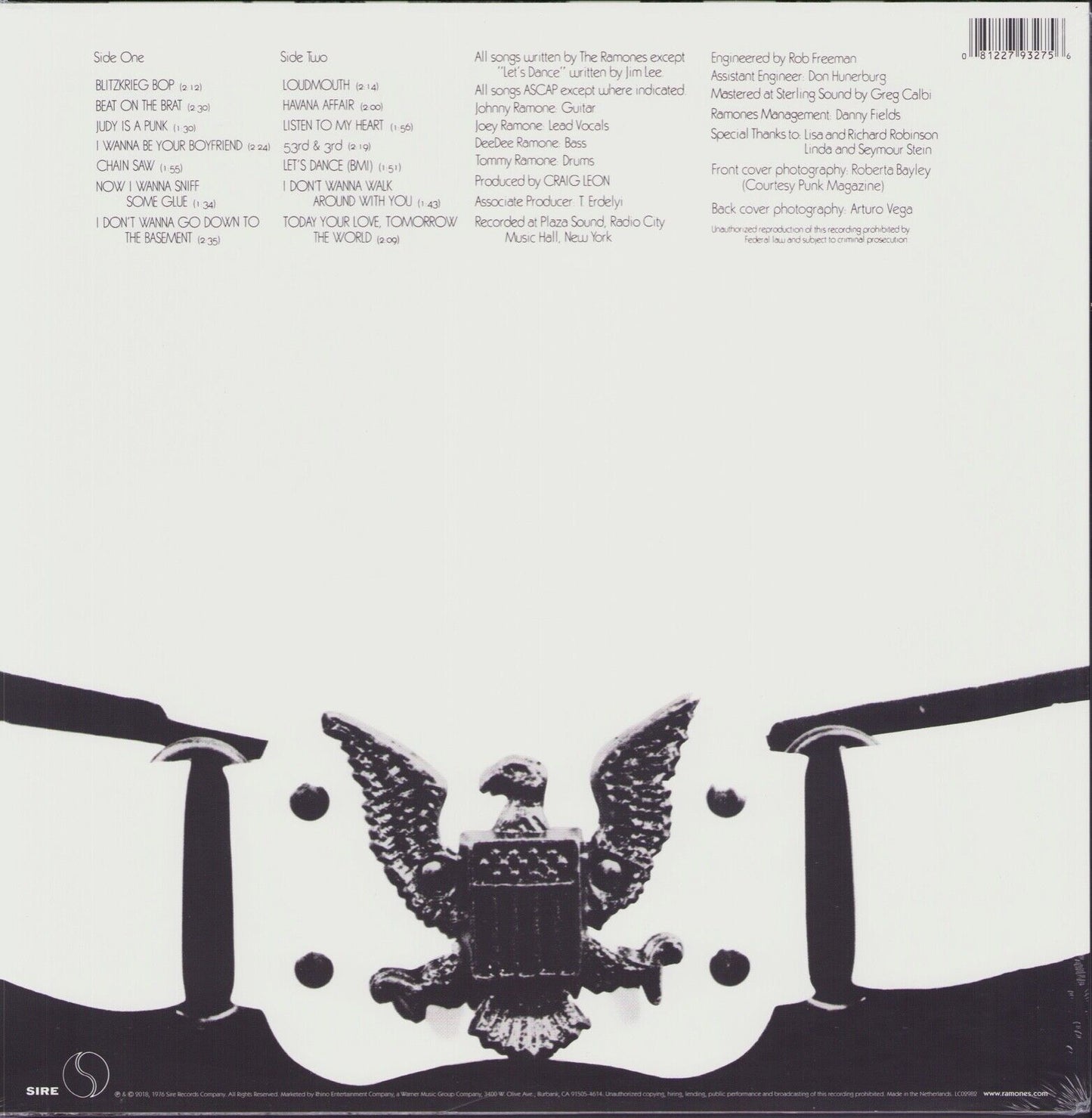 Ramones - Ramones Vinyl LP