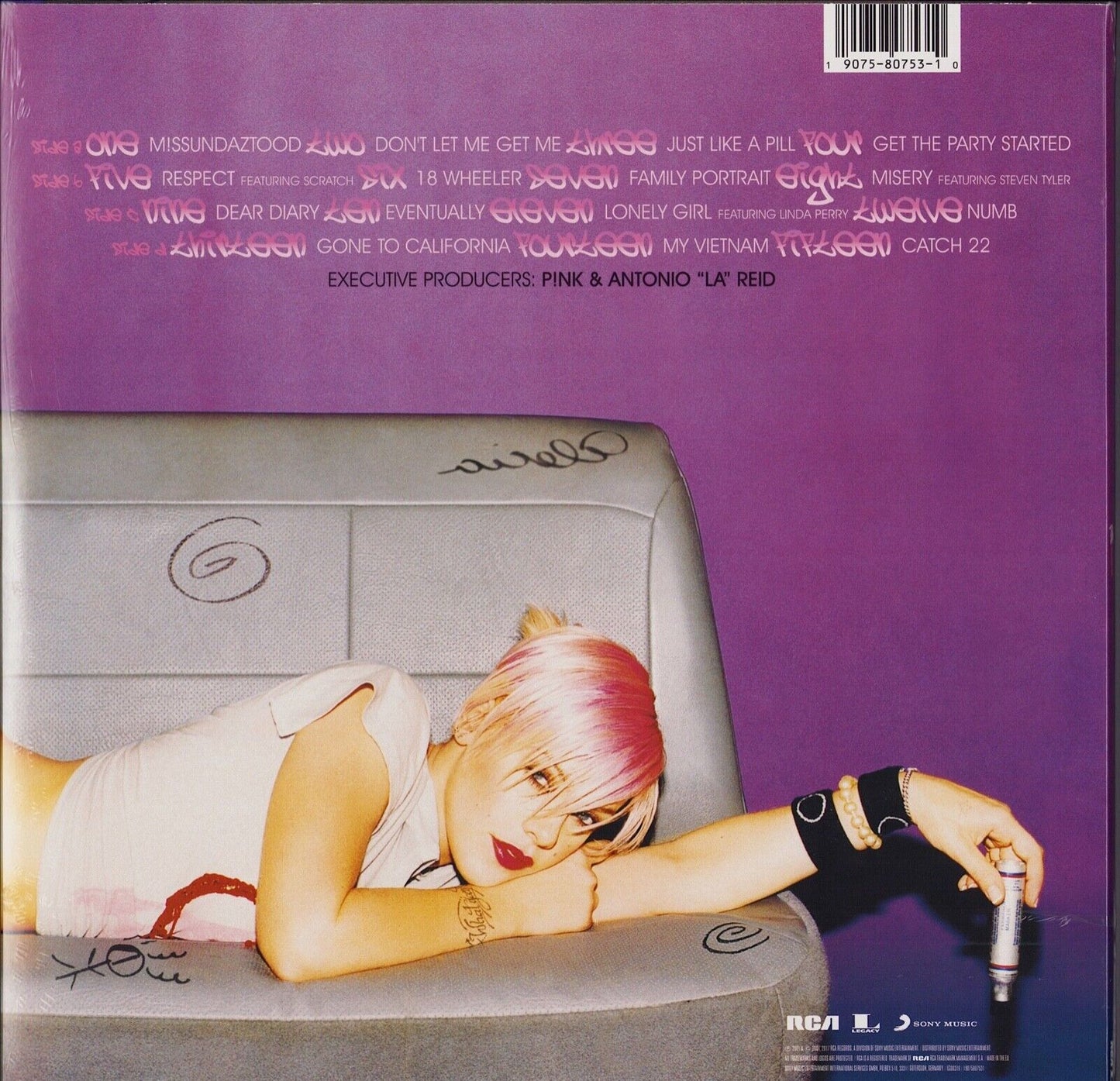 P!nk - M!ssundaztood Black Vinyl 2LP