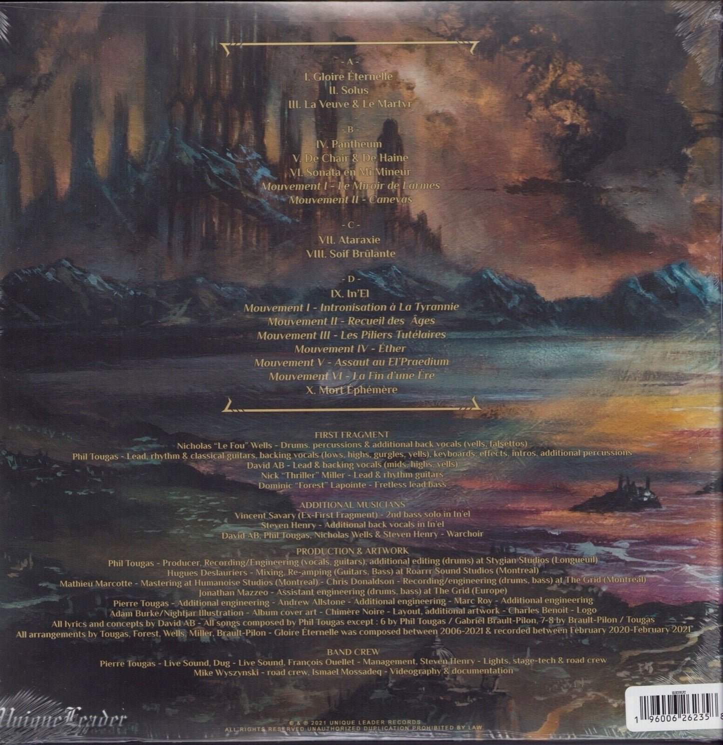 First Fragment - Gloire Éternelle Flame Vinyl 2LP