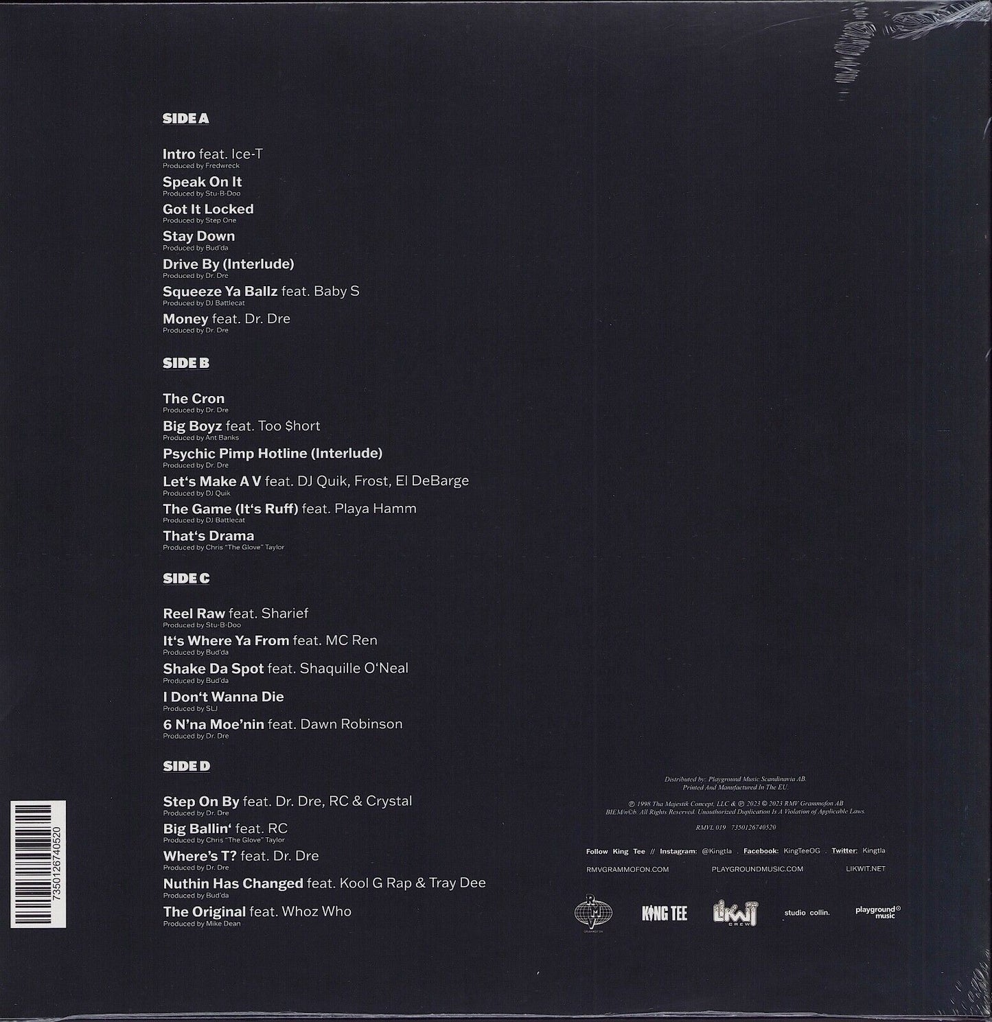 King Tee - Thy Kingdom Come Vinyl 2LP