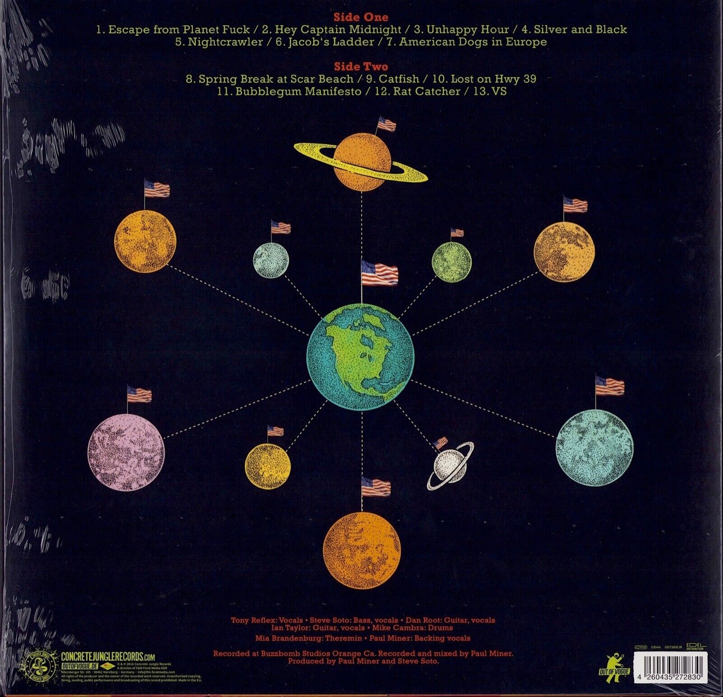 Adolescents - Manifest Density Gold Vinyl LP