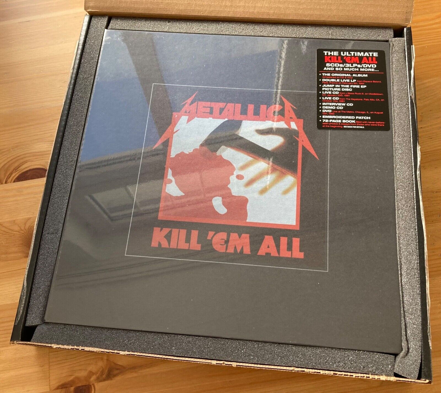 Metallica - Kill 'Em All Vinyl 3LP Box Set + CD´s Deluxe Edition
