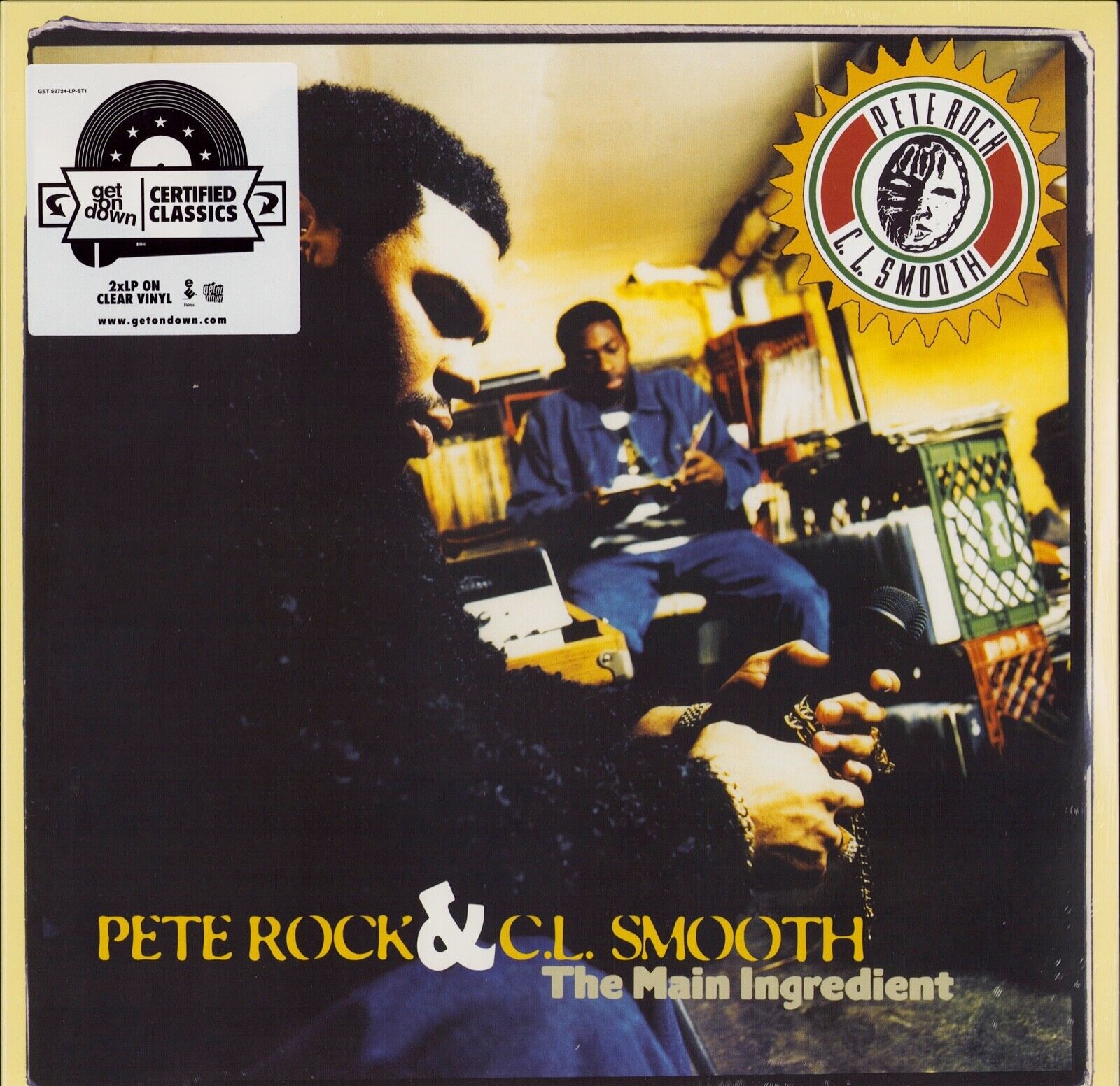 Pete Rock & CL Smooth ‎- The Main Ingredient (Clear Vinyl 2LP)