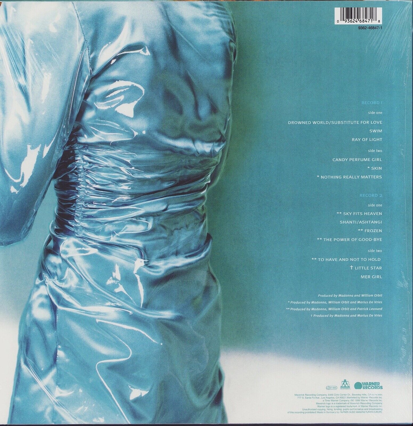 Madonna - Ray Of Light Vinyl 2LP