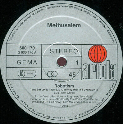 Methusalem - Robotism / Alien Vinyl 12"