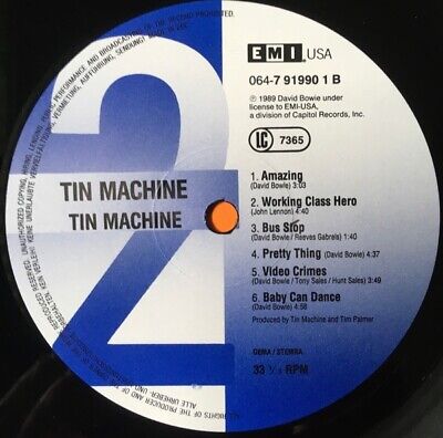 Tin Machine - Tin Machine Vinyl LP