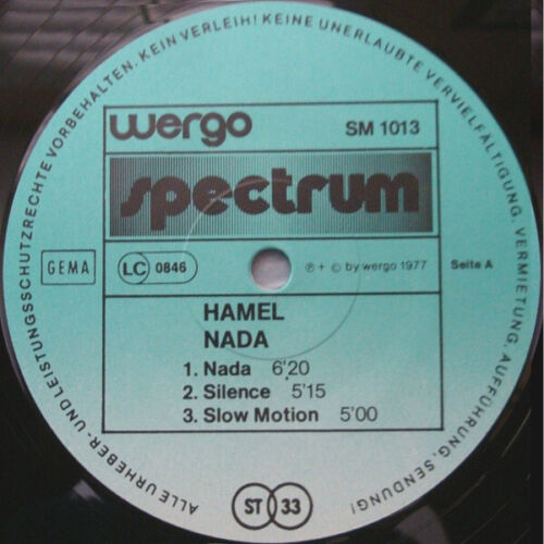 Peter Michael Hamel - Nada Vinyl LP