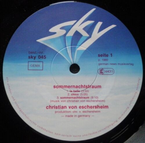 Christian Von Eschersheim -Sommernachtstraum Vinyl LP