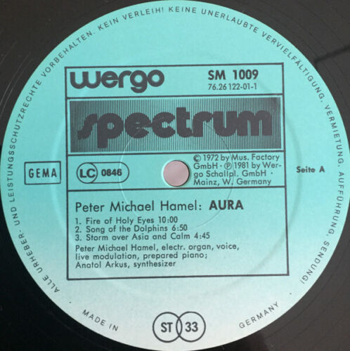 Peter Michael Hamel - Aura Vinyl LP