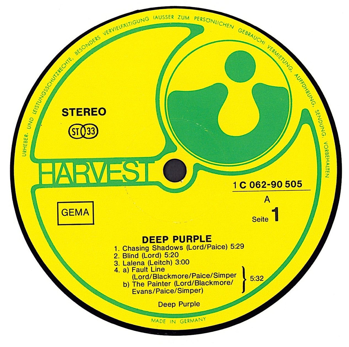 Deep Purple - Deep Purple Vinyl LP DE