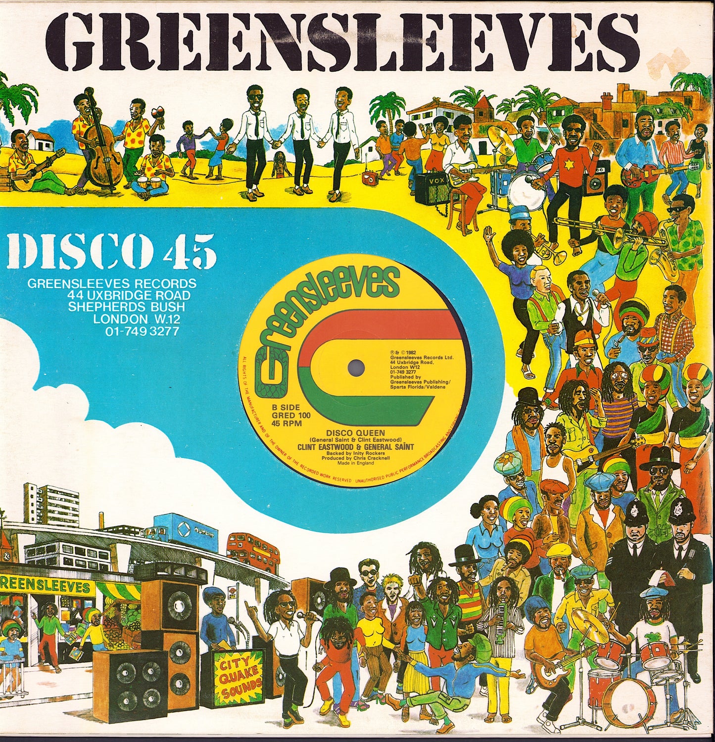 Clint Eastwood & General Saint – Matty Gunga Walk Vinyl 12"