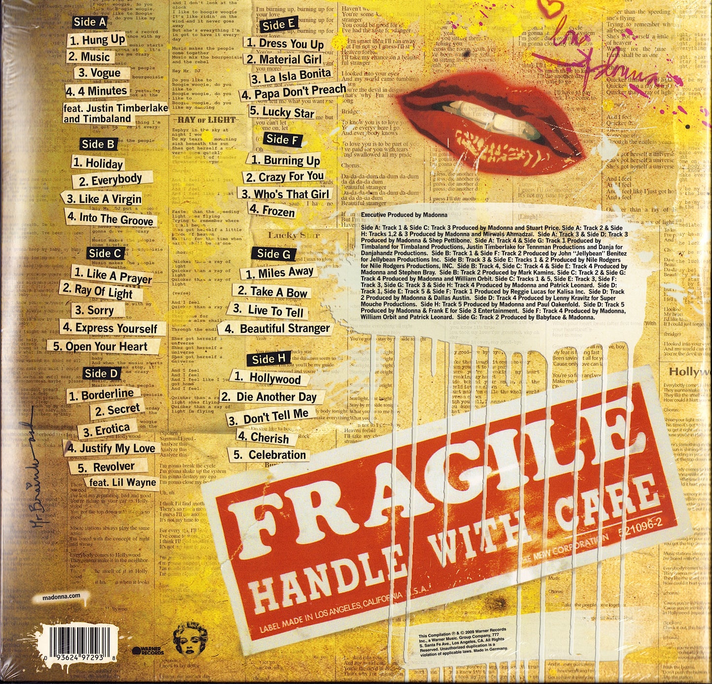 Madonna - Celebration Vinyl 4LP Remastered