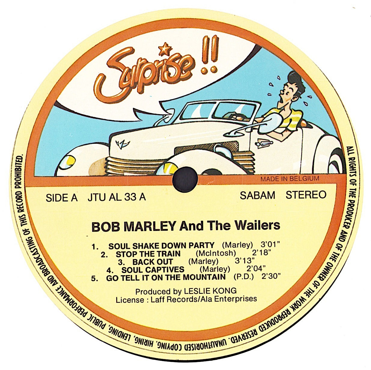 Bob Marley & The Wailers - Bob Marley And The Wailers Vinyl LP