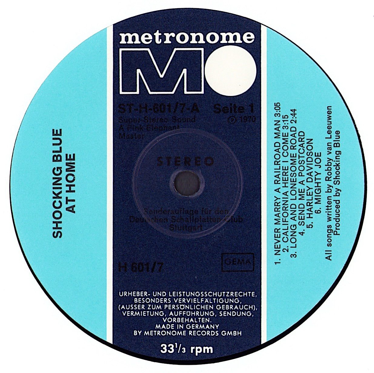 Shocking Blue - At Home Vinyl LP Club Edition