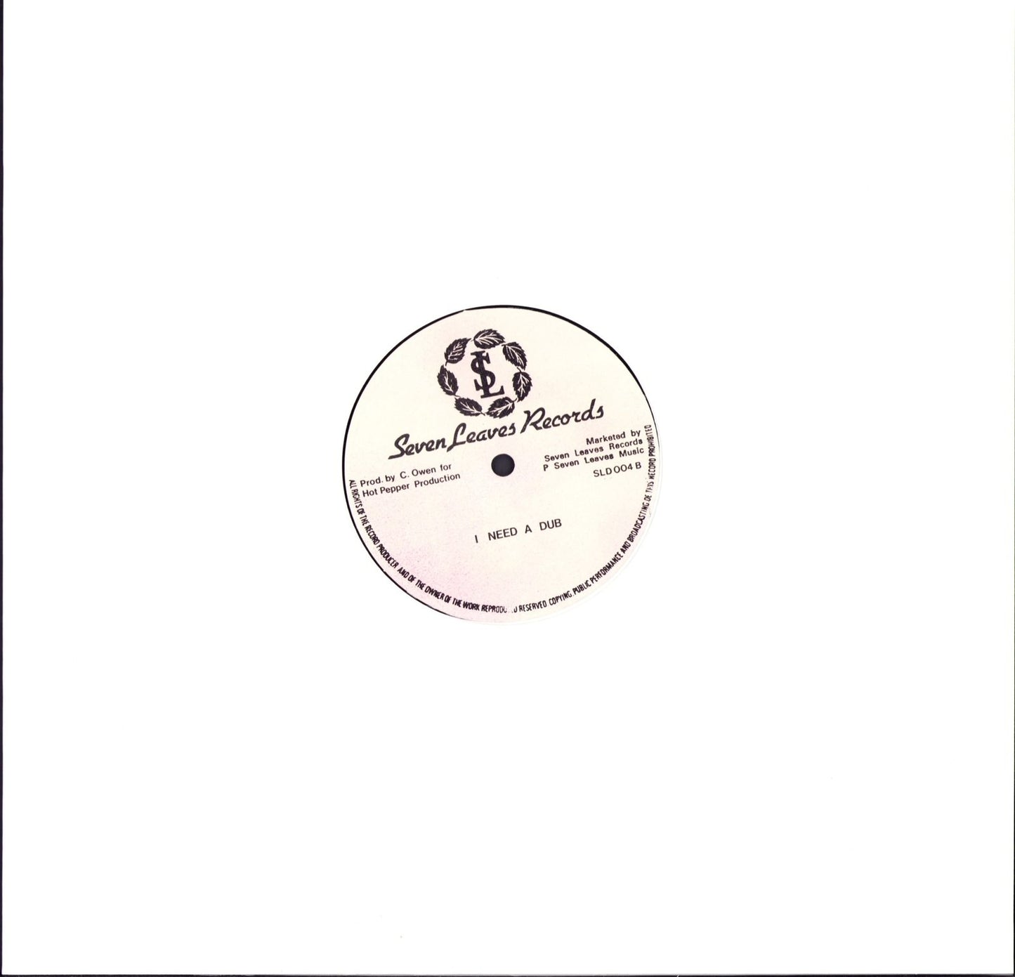 Steven James - I Need You Now Vinyl 12" Maxi-Single