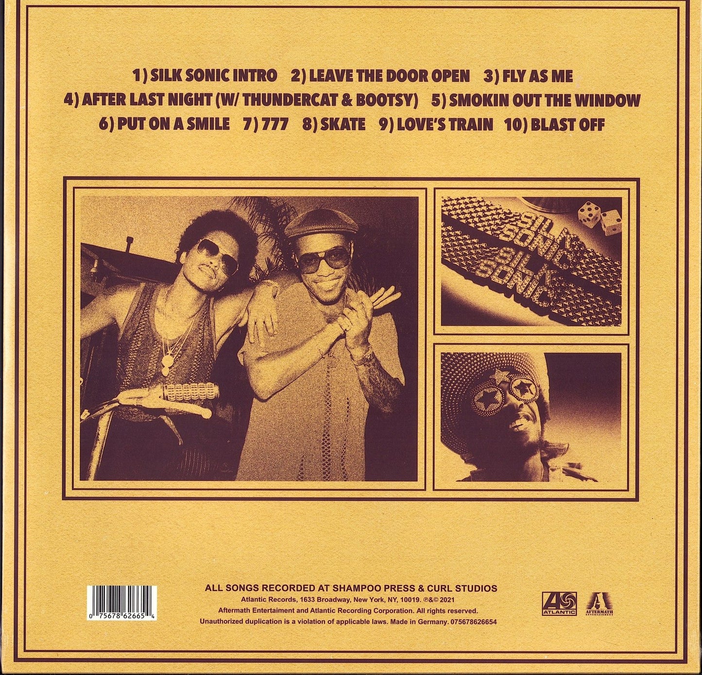 Silk Sonic - An Evening With Silk - Bruno Mars & Anderson.Paak Vinyl LP