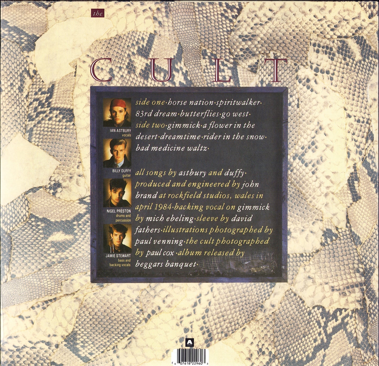 The Cult - Dreamtime Red Vinyl LP Limited Edition