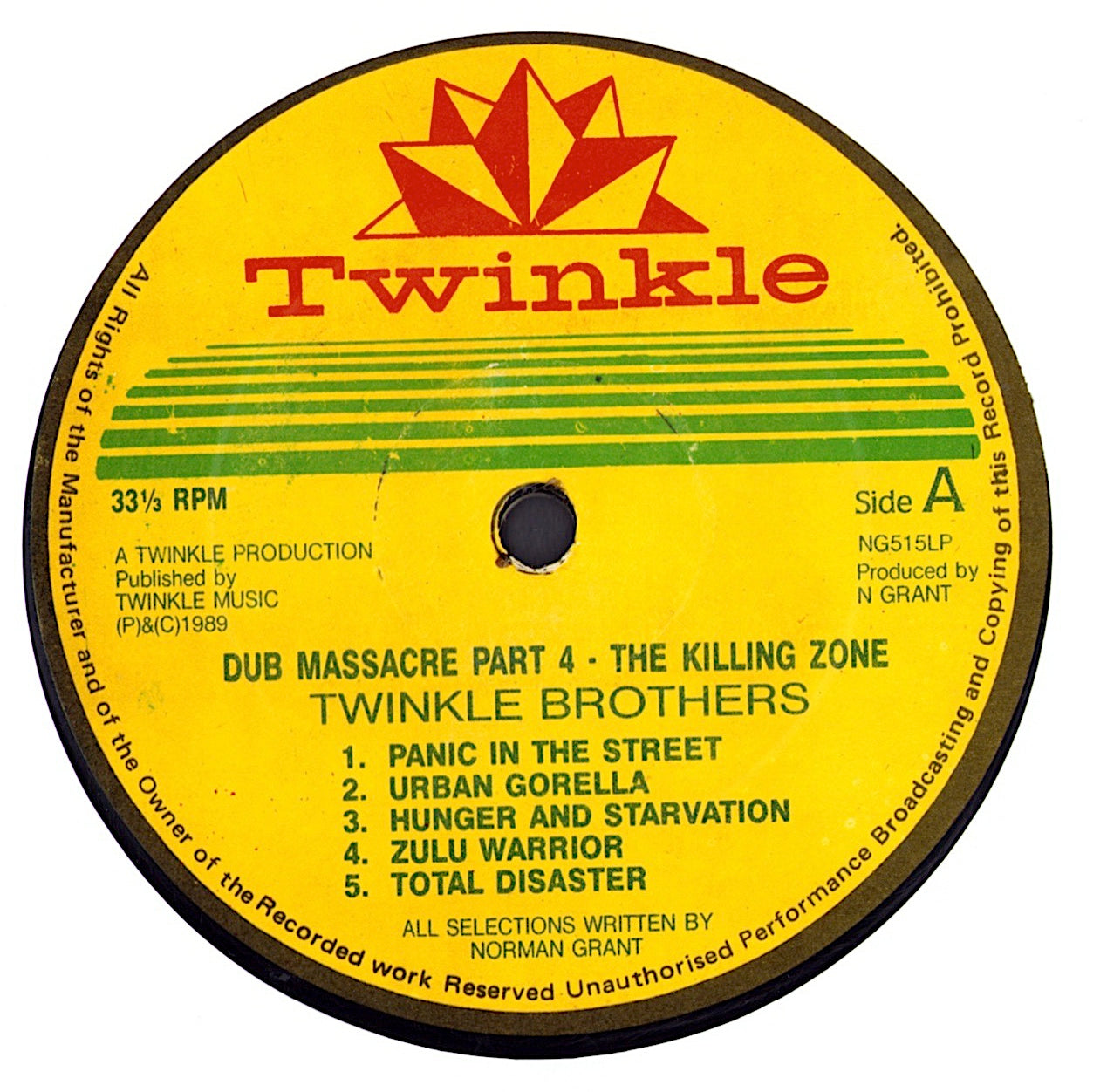 Twinkle Brothers - Dub Massacre Part 4 - The Killing Zone Vinyl LP