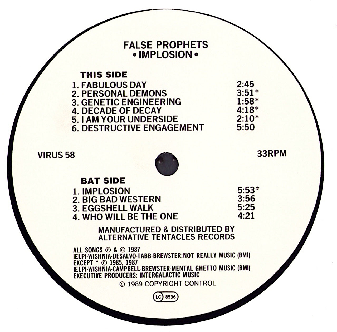 False Prophets - Implosion Vinyl LP