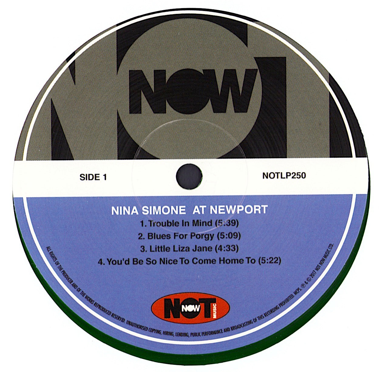 Nina Simone – Nina At Newport Green Vinyl LP