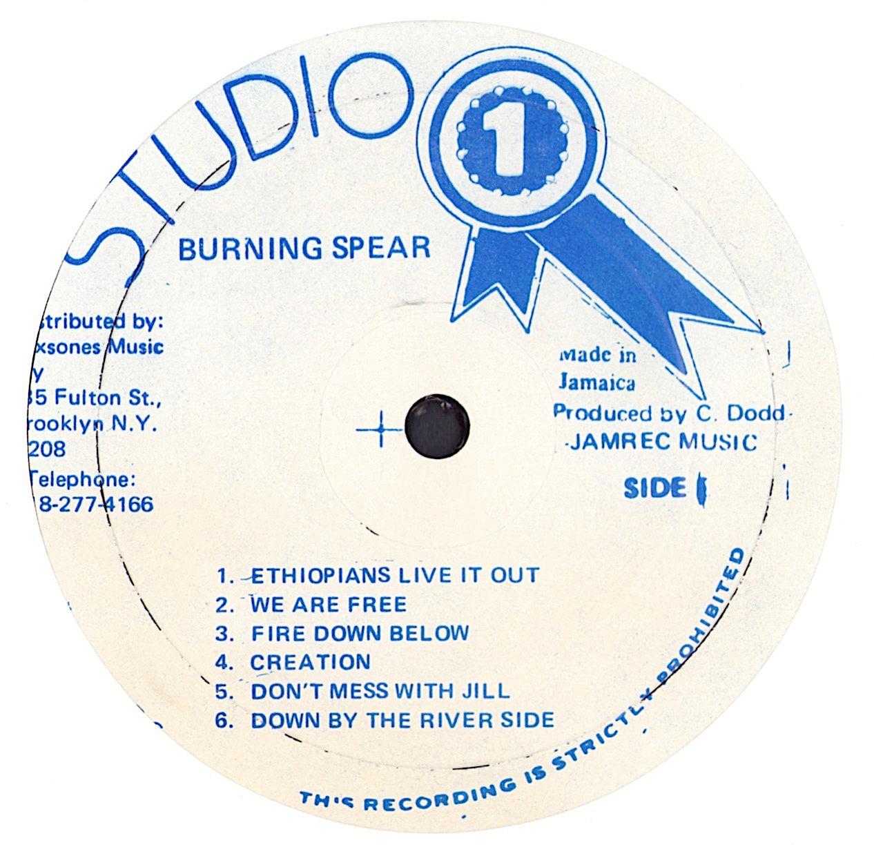 Burning Spear - Burning Spear Vinyl LP Jamaica