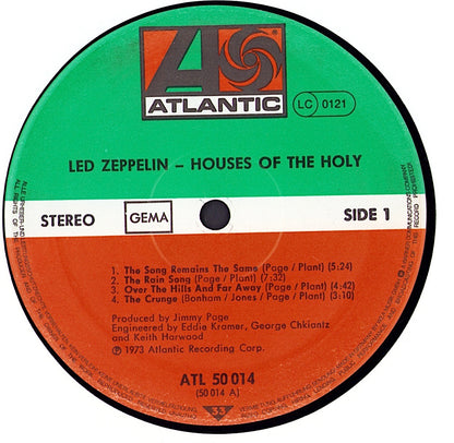 Led Zeppelin - Houses Of The Holy Vinyl LP DE