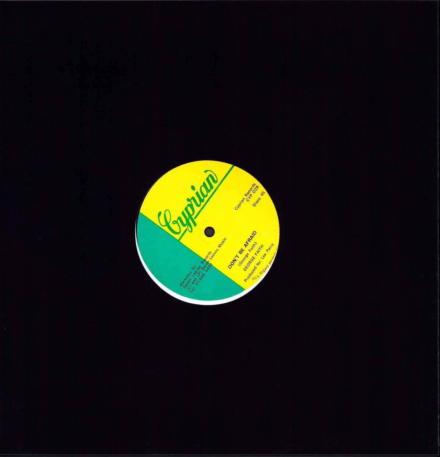 Jolly Brothers / George Faith – Conscious Man / Don't Be Afraid Vinyl 12" Maxi-Single