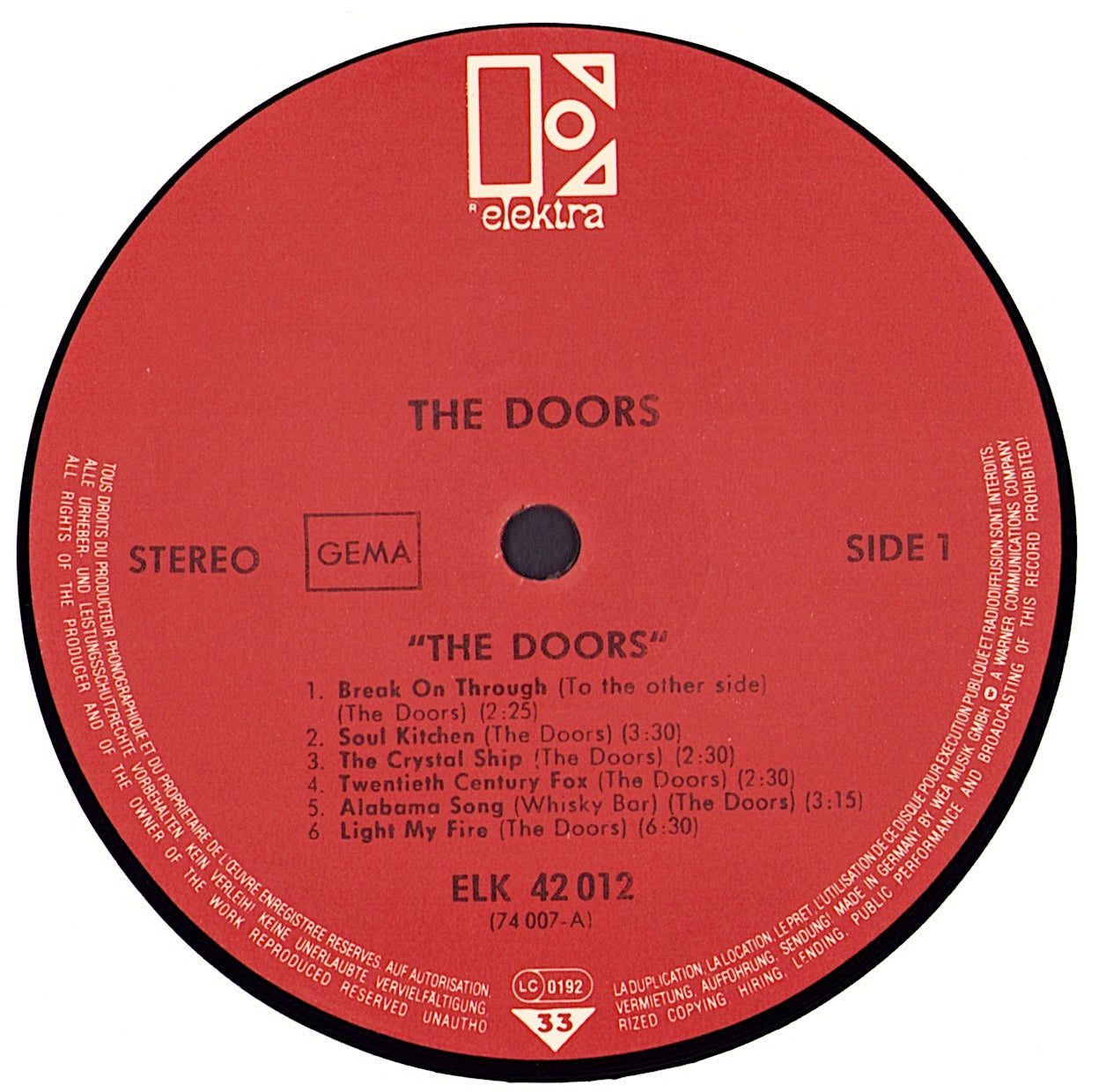 The Doors - The Doors Vinyl LP