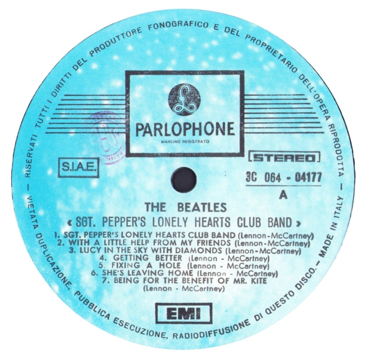 The Beatles - Sgt. Pepper's Lonely Hearts Club Band Vinyl LP IT