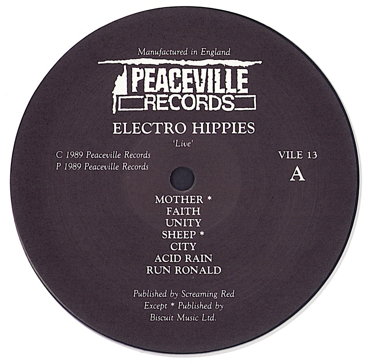 Electro Hippies - Live Clear Vinyl LP