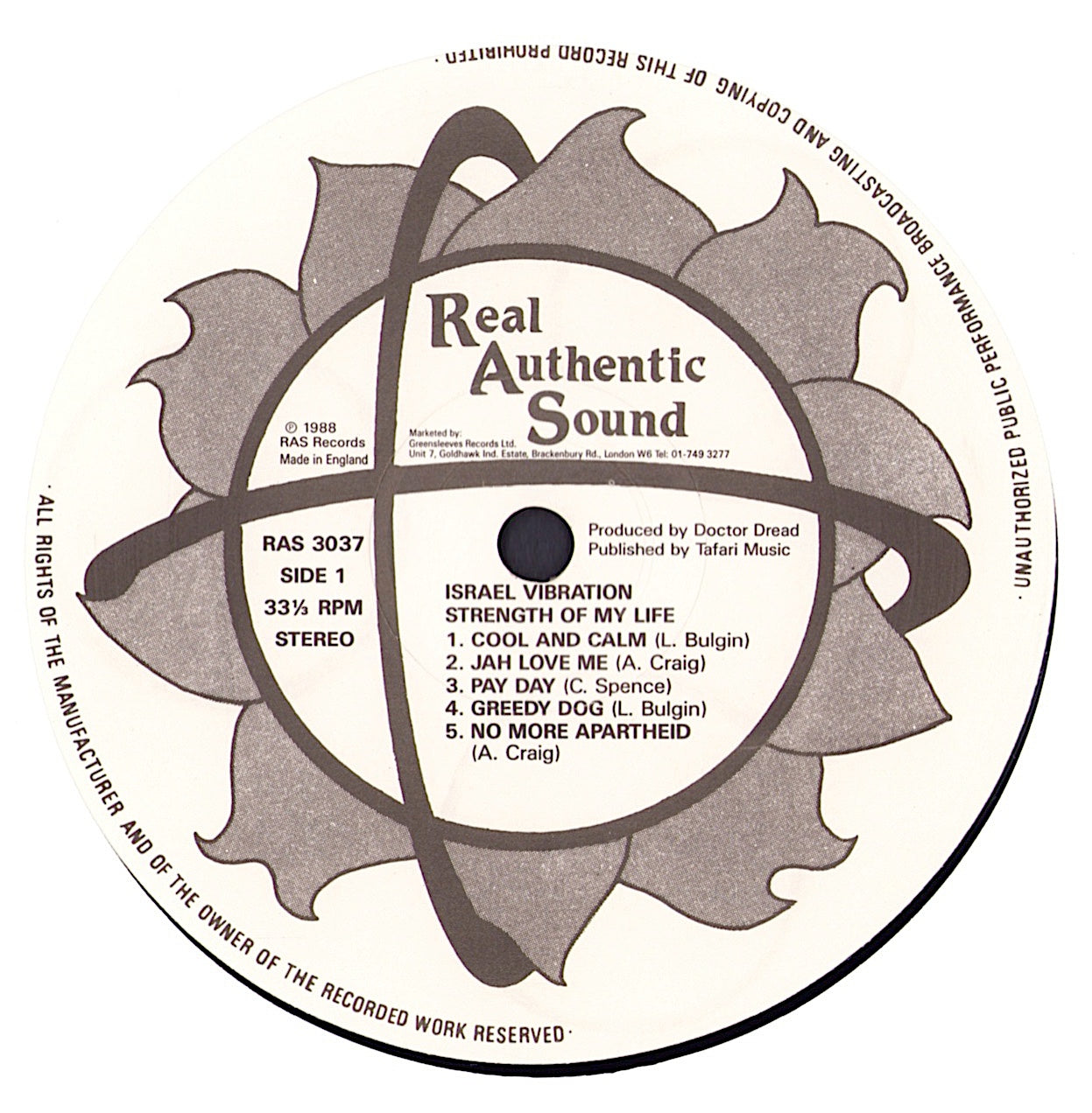 Israel Vibration - Strength Of My Life Vinyl LP