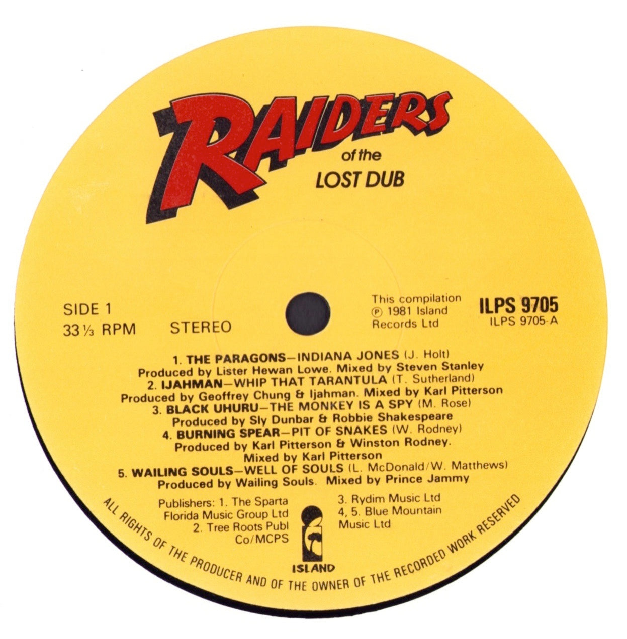 Raiders Of The Lost Dub Vinyl LP