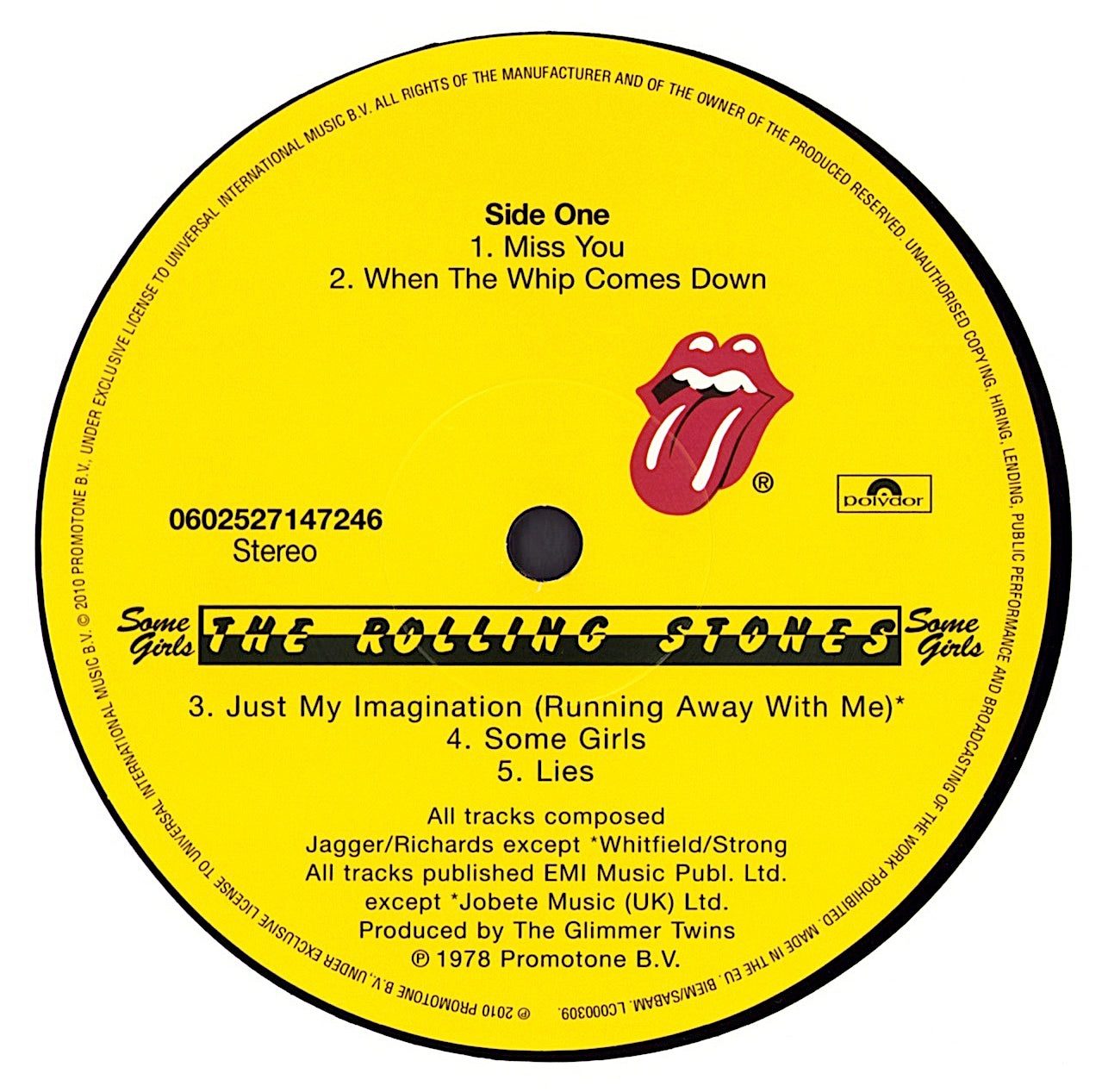 The Rolling Stones - Some Girls Vinyl LP EU