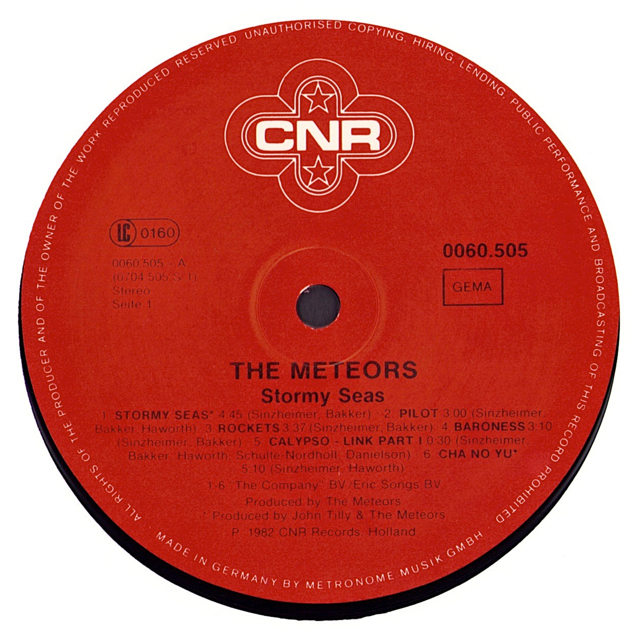 The Meteors – Stormy Seas Vinyl LP